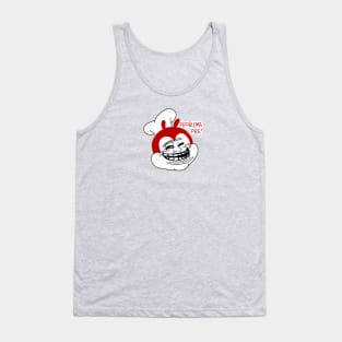 JOLLIBEE TROLL FACE FUNNY FILIPINO MEME Tank Top